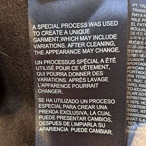 Vintage Tommy Hilfiger Dark Red Brown Leather Pants with Black Fabric - Sz 10 - Picture 10 of 14